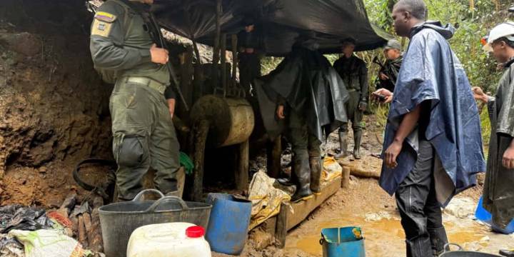 Policía Ambiental intervino 13 minas ilegales en el Parque Nacional Natural Farallones de Cali