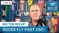 LIVE REACTION: Oregon Football PUNCHES Playoff Ticket and ELIMINATES USC? B1G RECAP!
