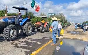 Reportan múltiples bloqueos carreteros en Tamaulipas por manifestaciones