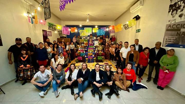 PAN Salamanca honra a sus militantes con tradicional Altar de Muertos