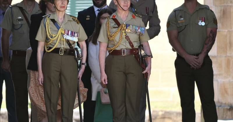 Princess Anne honours Aussie army amid royal rumblings