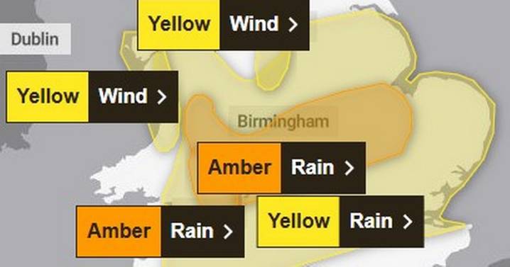Met Office issues 12 hour Storm Claudia 'danger to life' warning as rain pummels UK