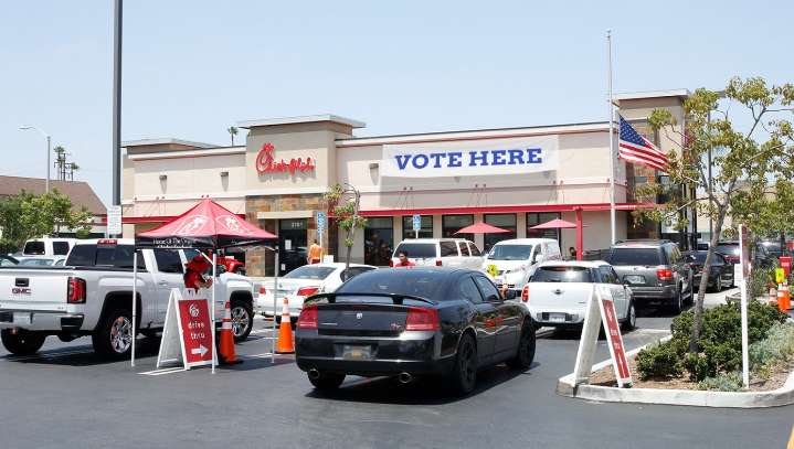 Democracy Saved As Chick-Fil-A Agrees To Run Drive-Thru Polling Places In November