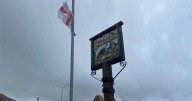 Village could go without Christmas lights because of St George flags on lampposts