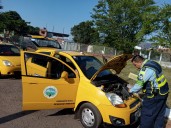 Inspecciones preoperacionales a vehículos de servicio público realizan agentes en Yopal