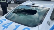 At least 11 NYPD vehicles vandalized outside police precinct in Laurelton, Queens