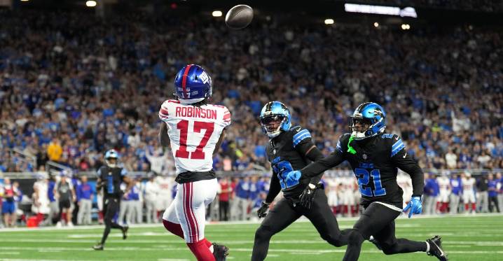 Giants-Lions, NFL Week 12: Live in-game updates, scores, discussion