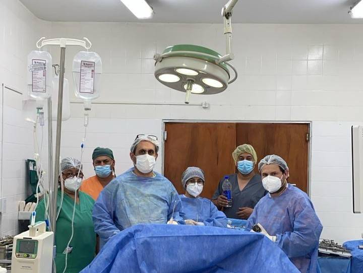 Se llevó a cabo la segunda cirugía de reemplazo total de cadera en el Hospital Distrital de Ibarreta