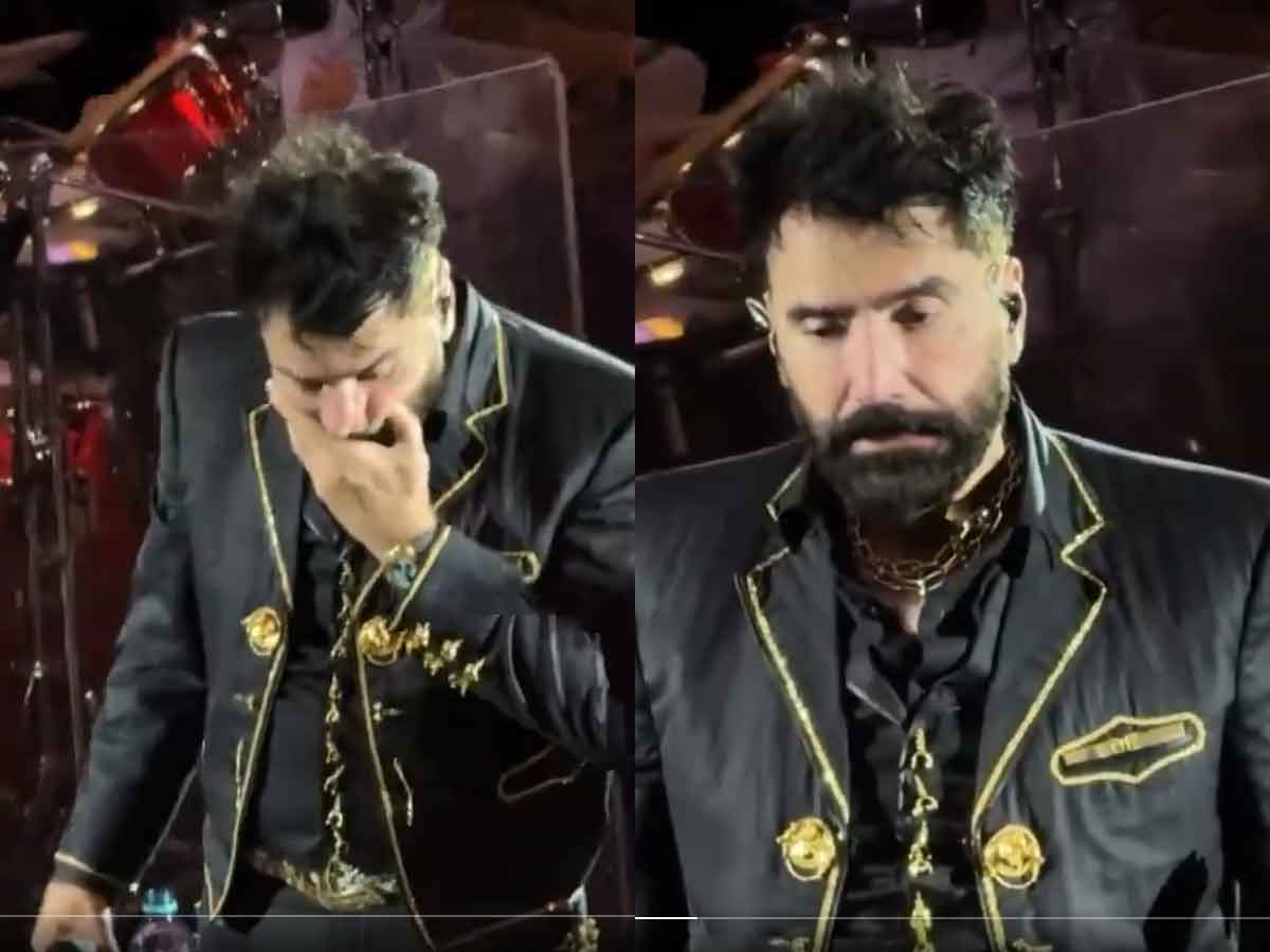 Alejandro Fernández es captado en mal estado durante show en Querétaro