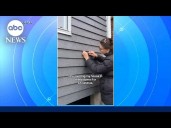 'Huge to-do list': Woman covers her house in rhinestones