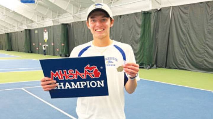 Rochester boys tennis player wins individual state title