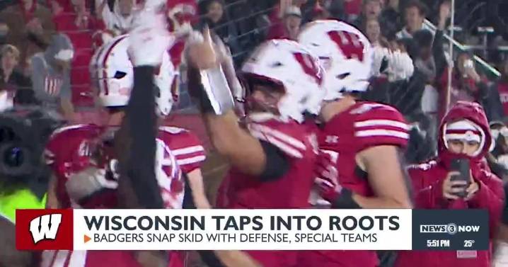 Wisconsin Football taps into roots to snap losing skid