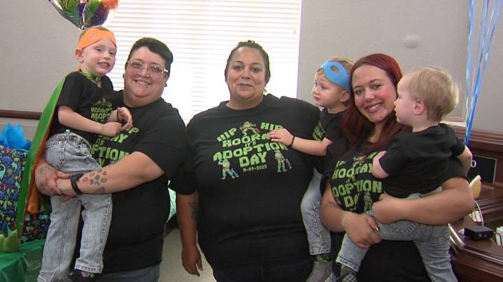 Three Orange County boys find forever home as adoption finalized