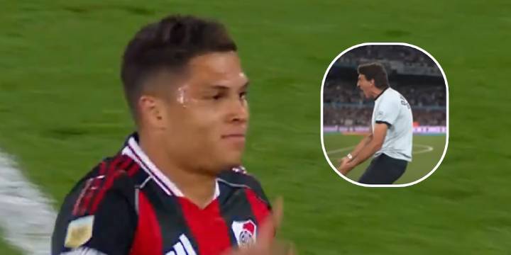 Juan Fernando Quintero anotó un golazo, pero no pudo evitar la eliminación de River Plate frente al Racing de Costas