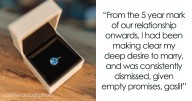 Guy Decides To Finally Propose After 30 Years And 4 Kids, Is Met With An Eye Roll