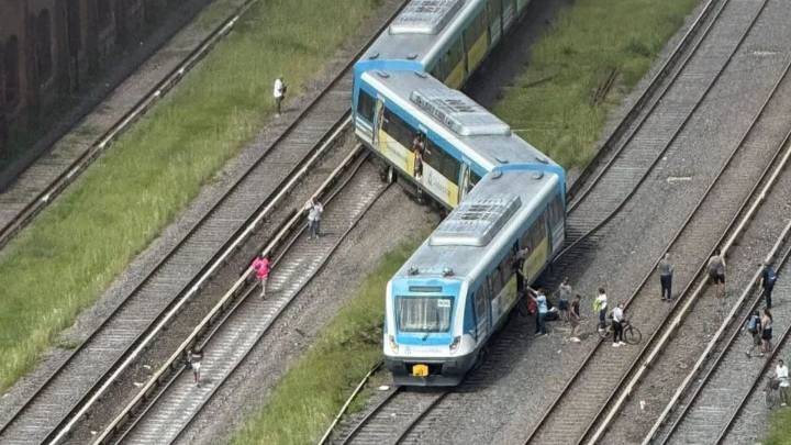 Descarriló una formación del Tren Sarmiento en Liniers: veinte pasajeros resultaron heridos