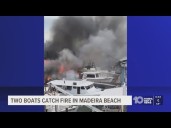 Boat fire sends plume of smoke into the air near Madeira Beach