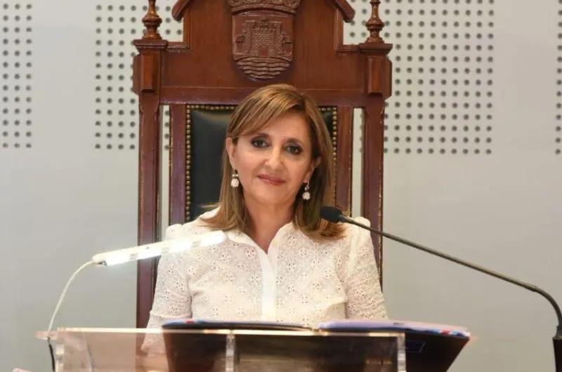 Norma Fuentes, intendente de la Capital: "Un saludo afectuoso al Lic. Gustavo Ick y a todo el personal del Diario"