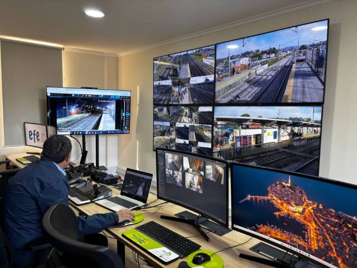 Con inteligencia artificial: EFE Sur inaugura Central de Monitoreo para reforzar la seguridad ferroviaria