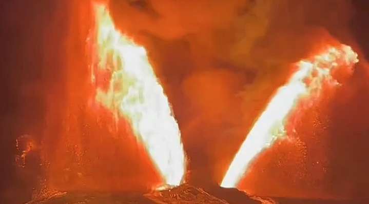 Erupción en Forma de Ala: Video de la Lava que Salió del Volcán Kilauea