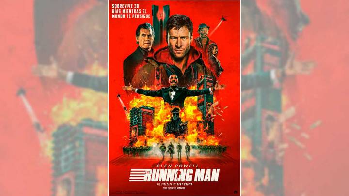 THE RUNNING MAN: Glen Powell en el remake de la película de Schwarzenegger