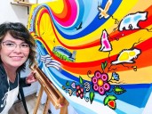 Mural created for upcoming international hockey tournament honors Indigenous land