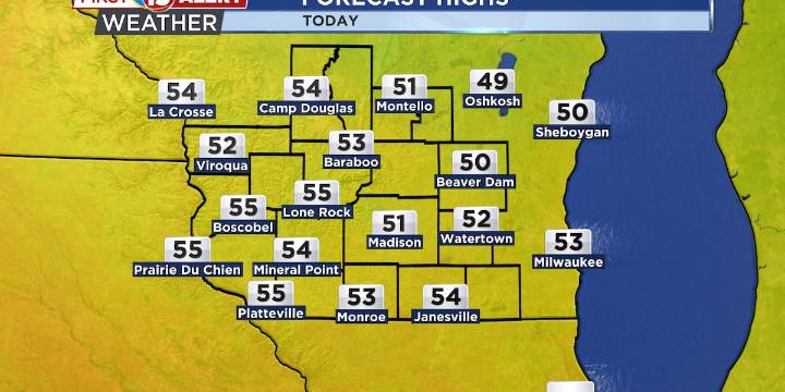 Mild Conditions Continue for Southern Wisconsin