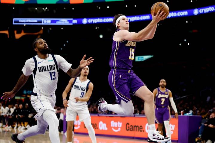 Austin Reaves, Luka Doncic lead Lakers past Mavericks in NBA Cup group