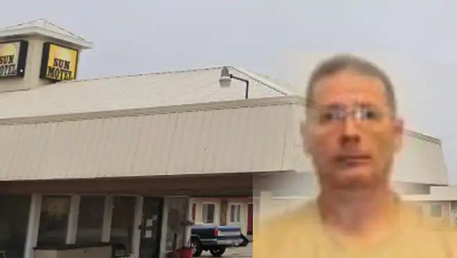 Suspect uses hammer and fire extinguisher in motel assault