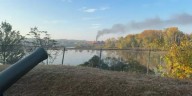 Smoke coming from Rock Island fire Sunday morning