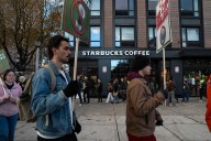Starbucks Workers Strike Against Foot-Dragging in Bargaining