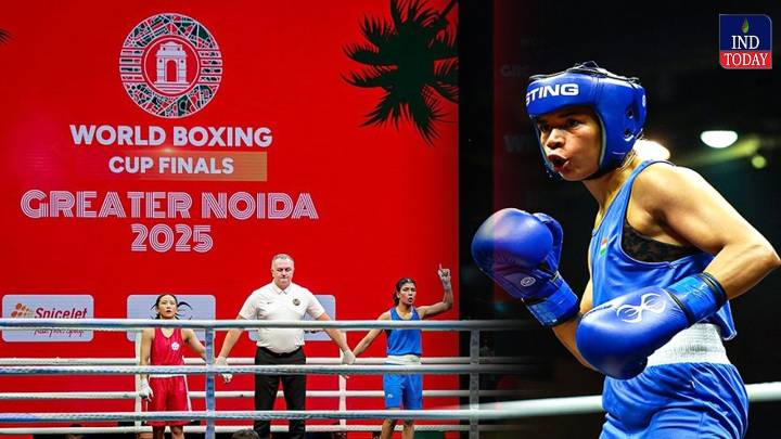 Another Gold To Telangana Boxer Nikhat Account