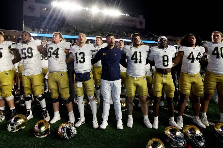 What the College Football Playoff Top 25 means for Notre Dame's path back to the bracket