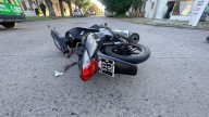 Colisionaron una camioneta y una moto