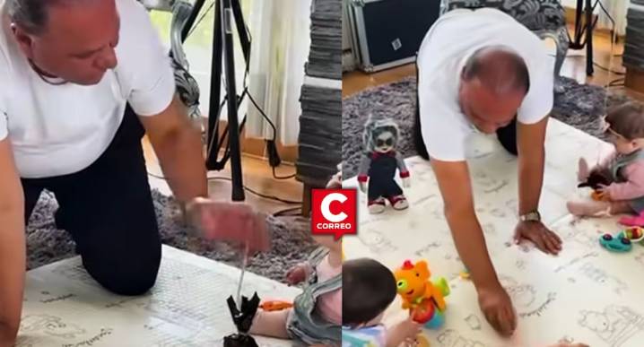 Mauricio Diez Canseco muestra lo desafiante (y tierno) que es ser papá de mellizos