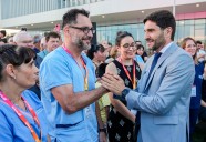 Chicana de Pullaro al Gobierno tras inaugurar un Hospital: “Acá pagamos por debajo del precio de lista”