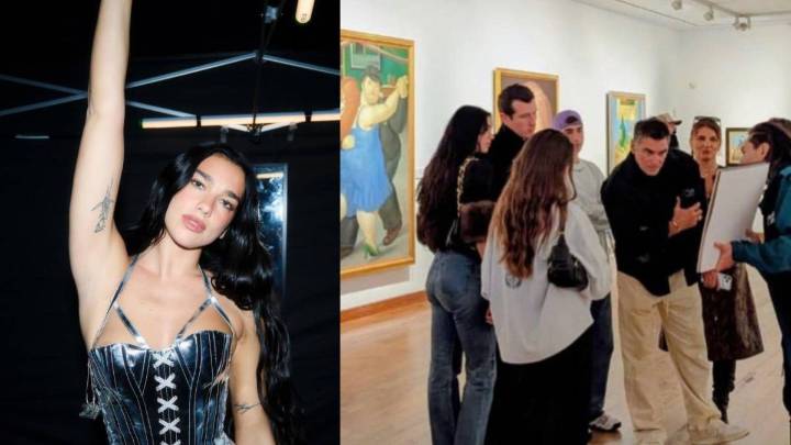 Videos | Dua Lipa visitó el Museo de Botero y sorprende en las calles de Bogotá: así han sido sus primeras 24 horas en Colombia