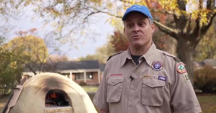 Teen builds historic bread oven for Troy's Historic Village as Eagle Scout project