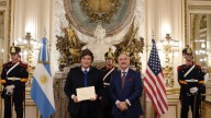 Javier Milei recibió al embajador de Estados Unidos, Peter Lamelas, en Casa Rosada