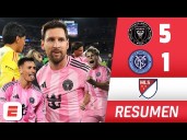 Inter Miami vs. New York City (5-1): resultado, resumen y goles de la final de la Conferencia Este MLS 