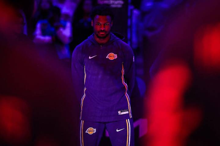 Lakers' Bronny James tabbed for second career start as injuries mount