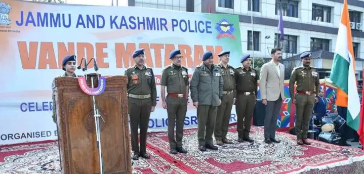 DGP leads JKP’s Vande Mataram@150 celebrations in Kashmir