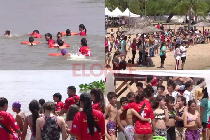 Escuela Nº 8 "Juan Martín Pueyrredón" realizó su segundo Acuatlón en el balneario municipal