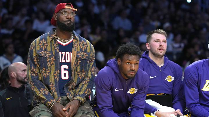 LeBron James, Luka Doncic celebrate LA Dodgers for World Series win