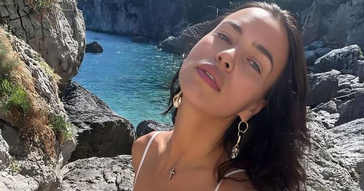 Irina Shayk Wearing Slip Dress Deserves Second look