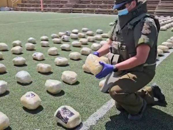 Cinco personas fueron detenidas por tráfico de drogas y tenencia de armas