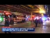 Man accused of setting woman on fire on CTA previously convicted of arson