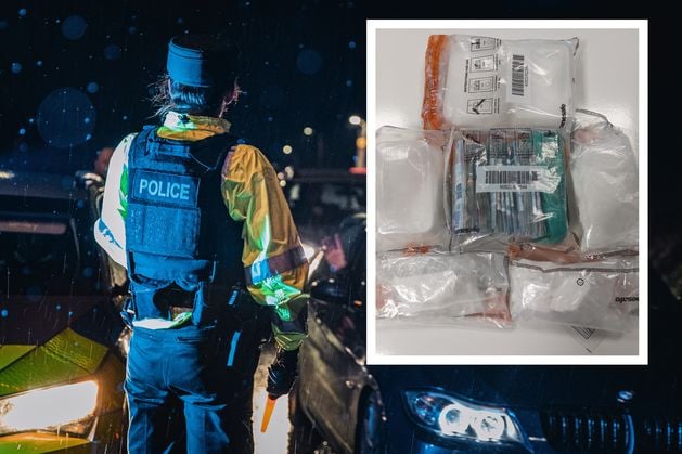 Ballymena: Man arrested as police recover £145k of Class A drugs after stop and search