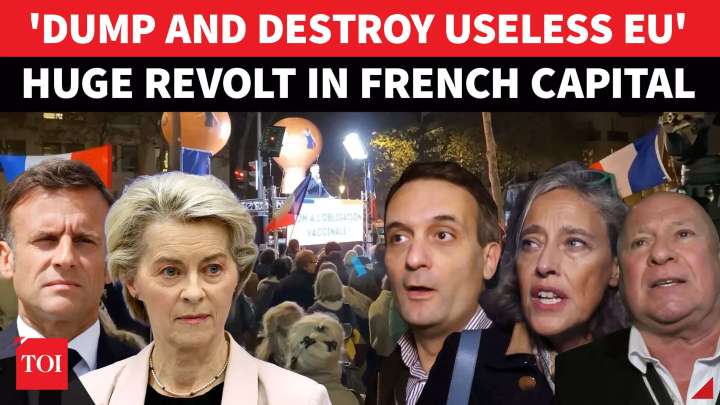 'DESTROY USELESS EU': Big Revolt Against European Union; France Rebels Against Ursula & Company
