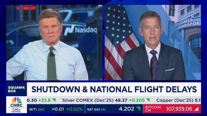 Duffy Threatens To Shut Down Air Traffic For Thanksgiving